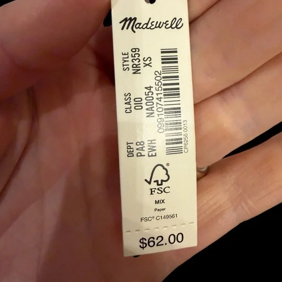 Madewell White Ribbed Tank Top - Picture 5 of 5